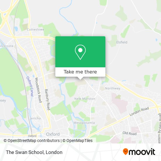 The Swan School map