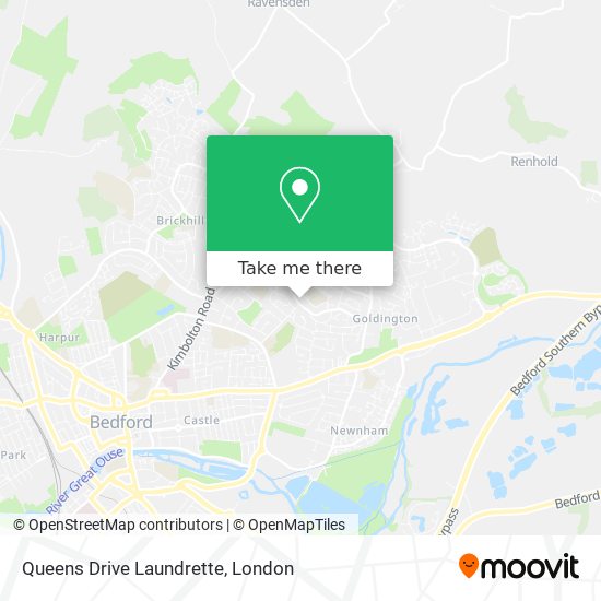 Queens Drive Laundrette map