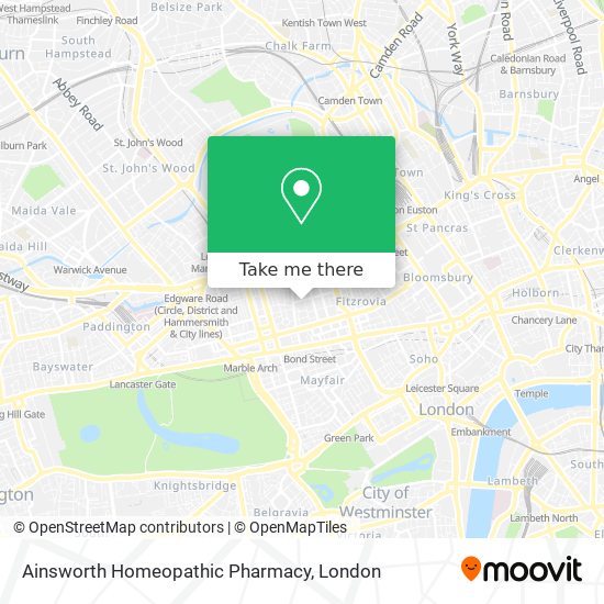 Ainsworth Homeopathic Pharmacy map