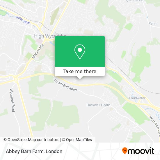 Abbey Barn Farm map