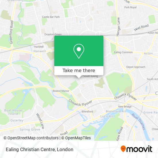 Ealing Christian Centre map