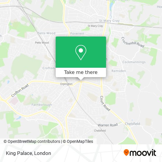 King Palace map