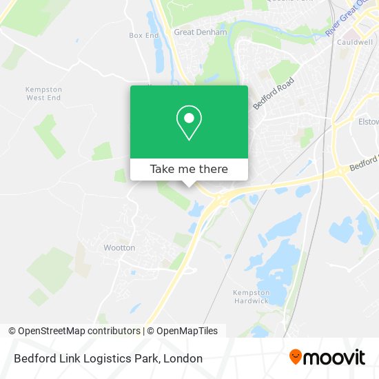 Bedford Link Logistics Park map
