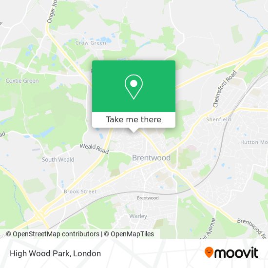 High Wood Park map