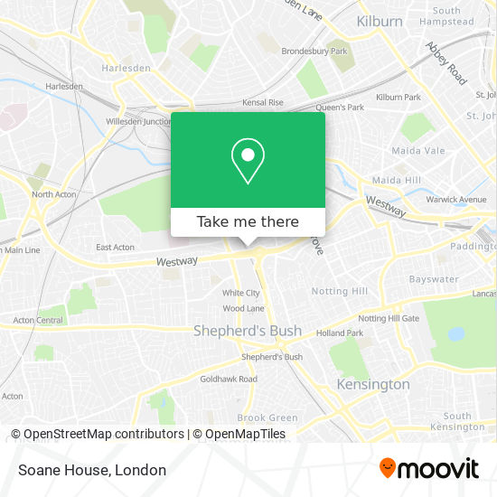 Soane House map