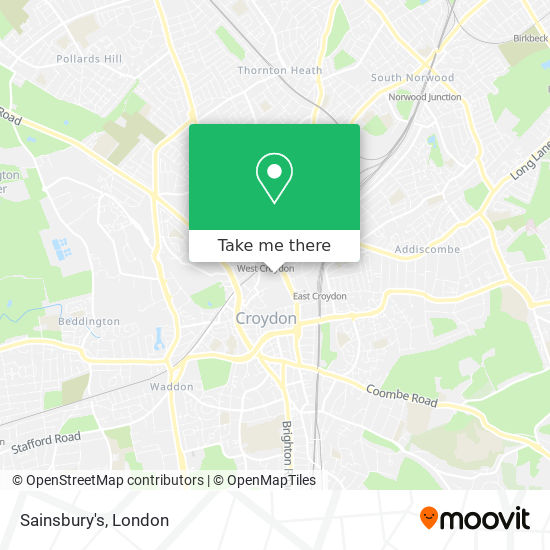 Sainsbury's map