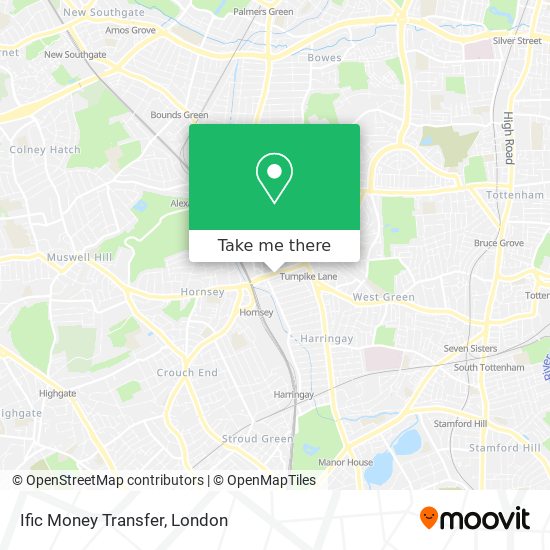 Ific Money Transfer map