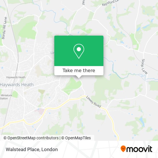 Walstead Place map