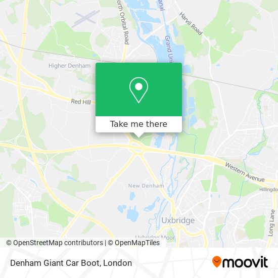Denham Giant Car Boot map