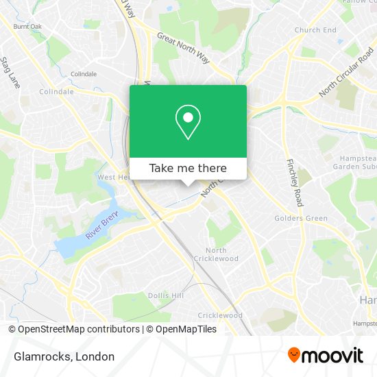 Glamrocks map