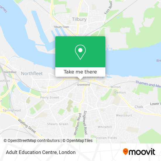 Adult Education Centre map