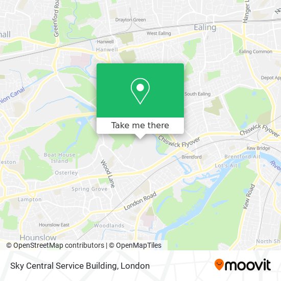 Sky Central Service Building map