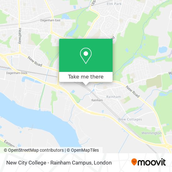 New City College - Rainham Campus map