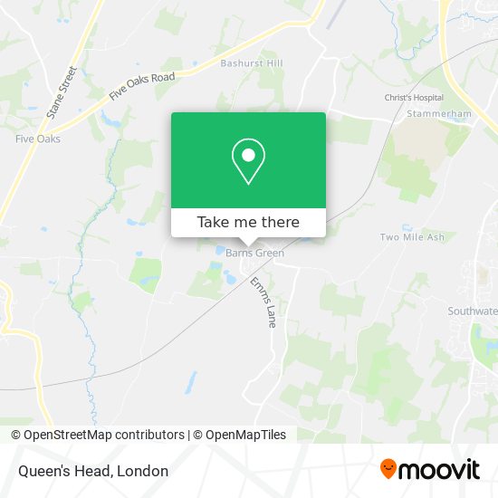 Queen's Head map
