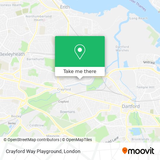 Crayford Way Playground map