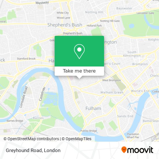 Greyhound Road map
