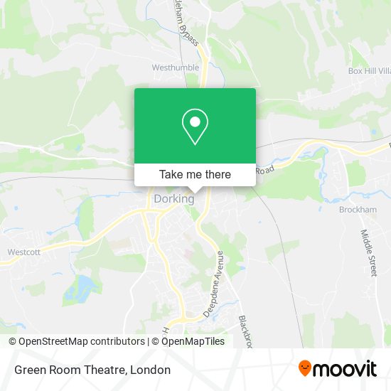 Green Room Theatre map