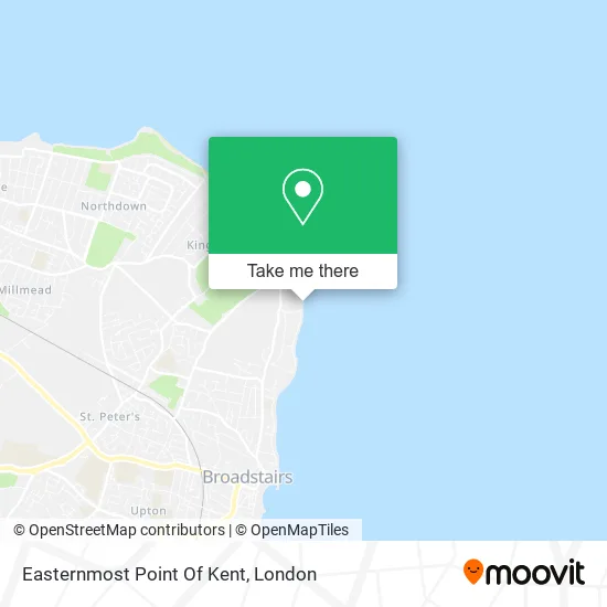 Easternmost Point Of Kent map