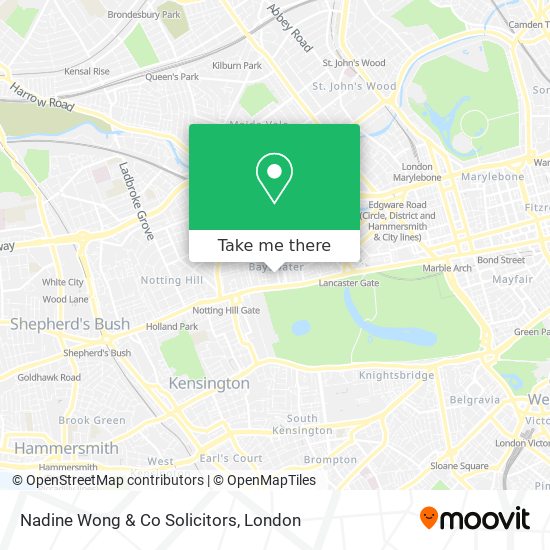 Nadine Wong & Co Solicitors map