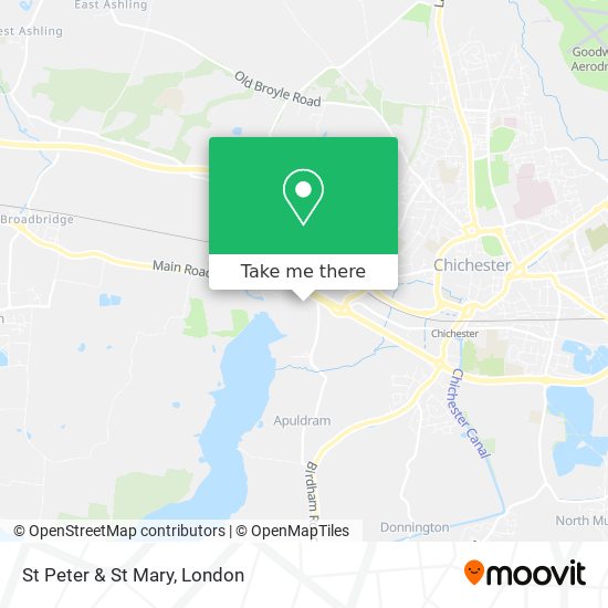 St Peter & St Mary map
