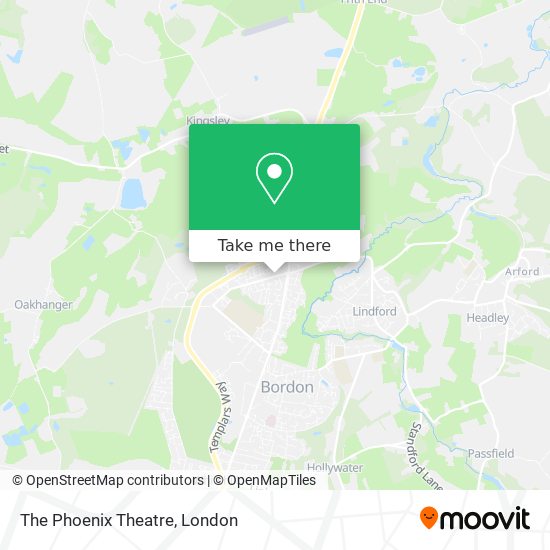 The Phoenix Theatre map