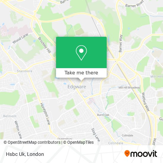 Hsbc Uk map