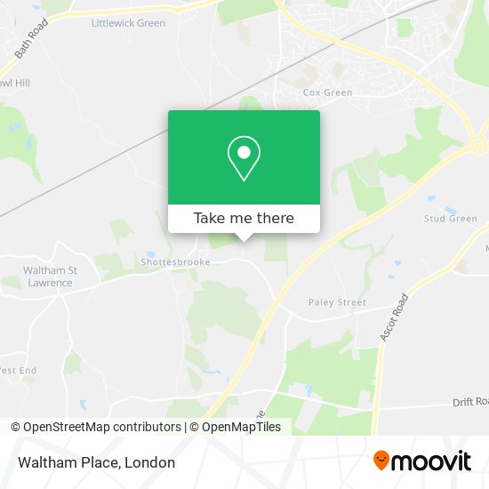 Waltham Place map