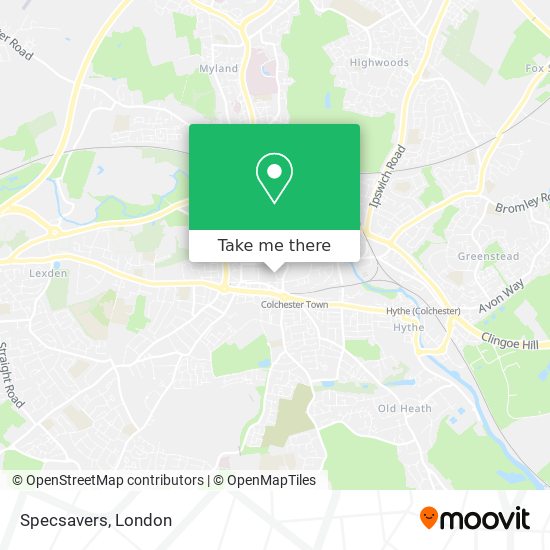 Specsavers map