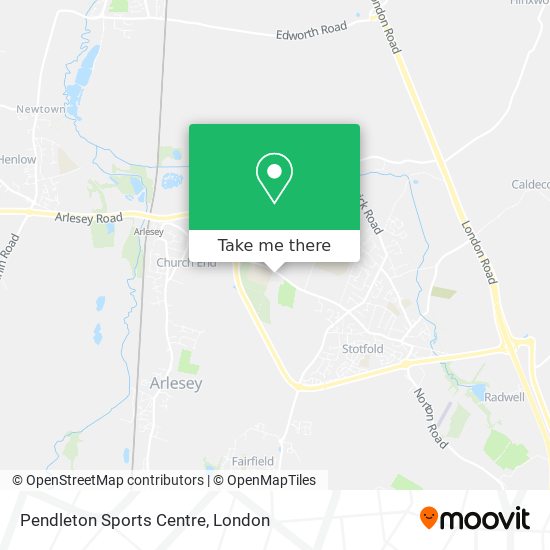 Pendleton Sports Centre map