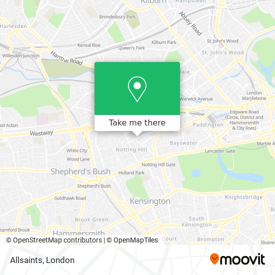 Allsaints map