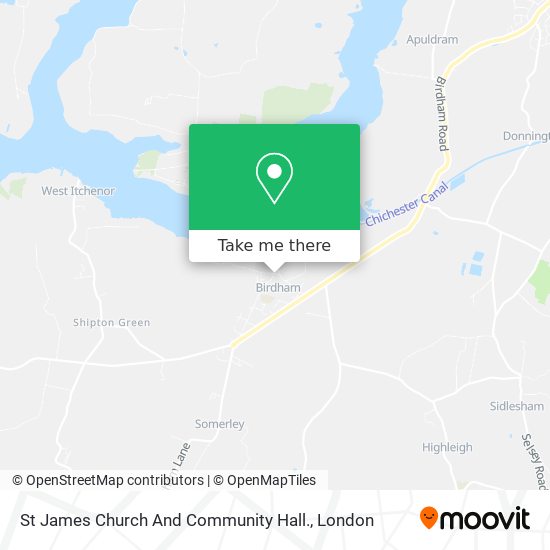 St James Church And Community Hall. map