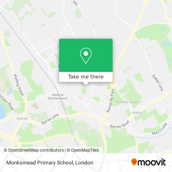 Monksmead Primary School map