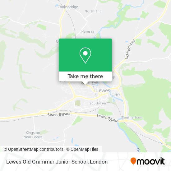 Lewes Old Grammar Junior School map