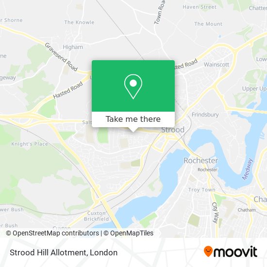 Strood Hill Allotment map