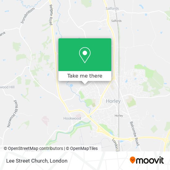 Lee Street Church map