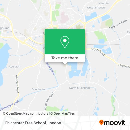 Chichester Free School map
