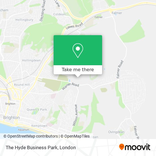The Hyde Business Park map