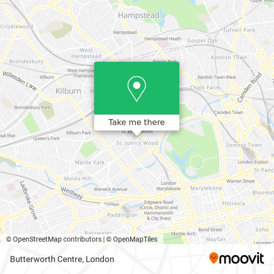 Butterworth Centre map