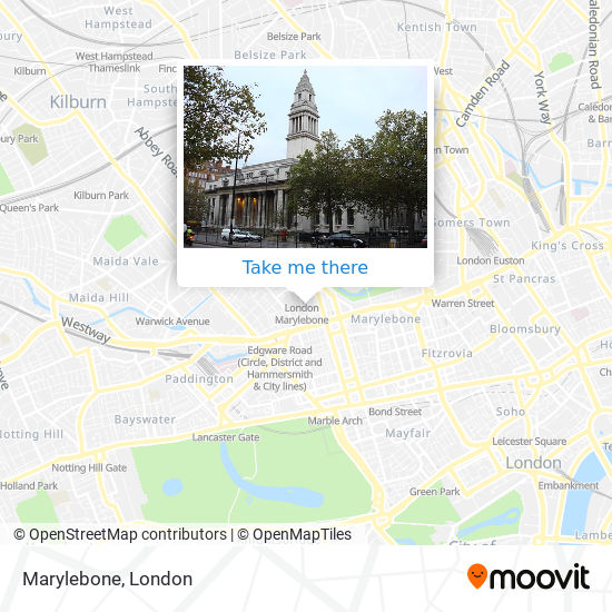 Marylebone map
