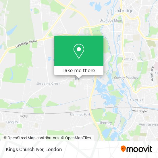 Kings Church Iver map