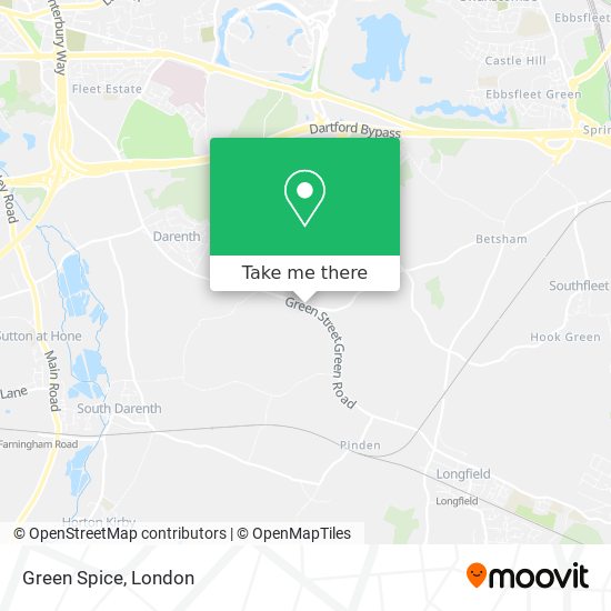 Green Spice map