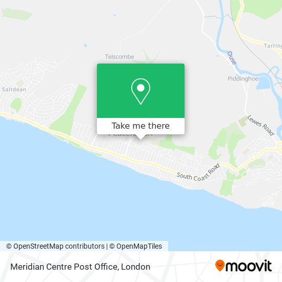Meridian Centre Post Office map