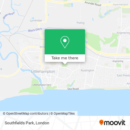 Southfields Park map