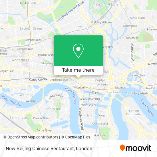 New Beijing Chinese Restaurant map