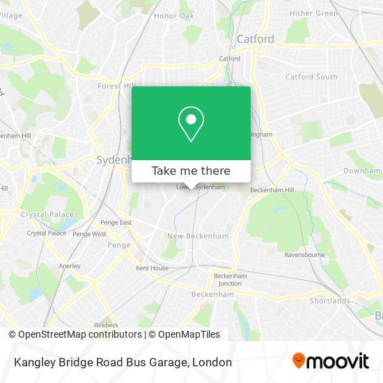 Kangley Bridge Road Bus Garage map