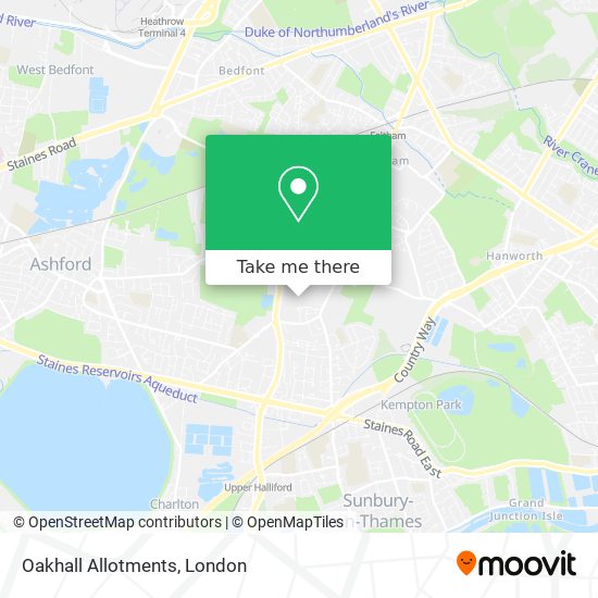 Oakhall Allotments map