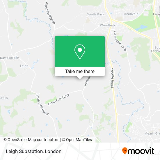 Leigh Substation map