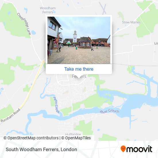 South Woodham Ferrers map