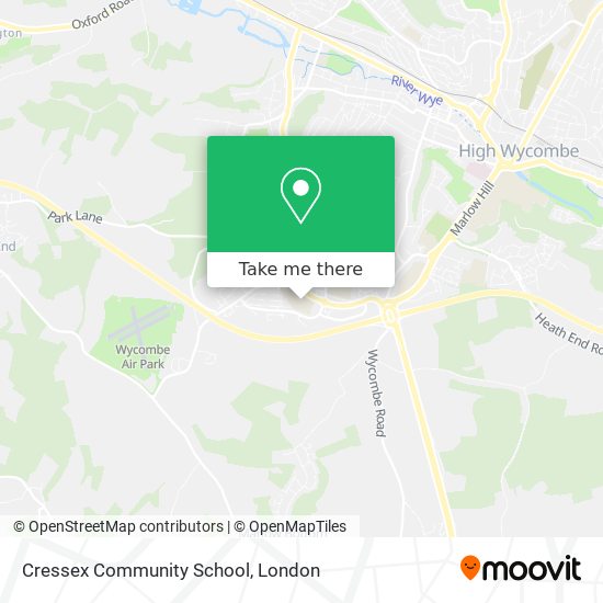 Cressex Community School map