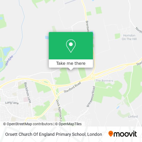 Orsett Church Of England Primary School map